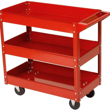 Carrello per attrezzi e utensili 3 ripiani da officina carrellino portautensili con ruote porta accessori - enzoled