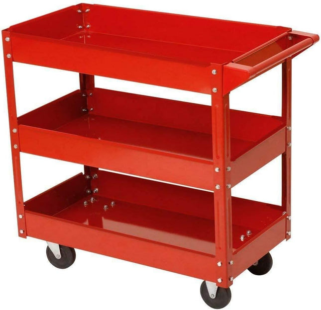 Carrello per attrezzi e utensili 3 ripiani da officina carrellino portautensili con ruote porta accessori - enzoled