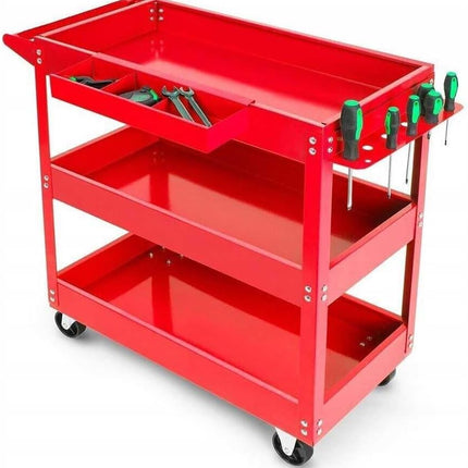 Carrello per attrezzi e utensili 3 ripiani da officina carrellino portautensili con ruote porta accessori - enzoled