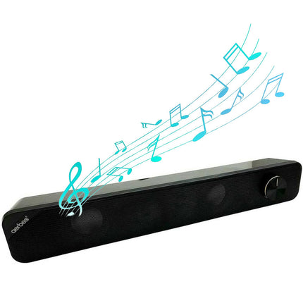 Cassa speaker soundbar usb 2.0 jack 3.5 mm altoparlante per tv pc notebook - enzoled
