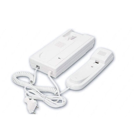 Citofono con cornetta bifamiliare con funzione apriporta per esterno 2 unità interne per famiglie apri portone 220v - enzoled