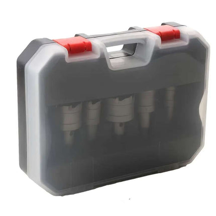 Set di 6 frese HSS per ferro in acciaio per trapano fresa per forature metallo varie dimensioni 2 chiavini esagonali - enzoled