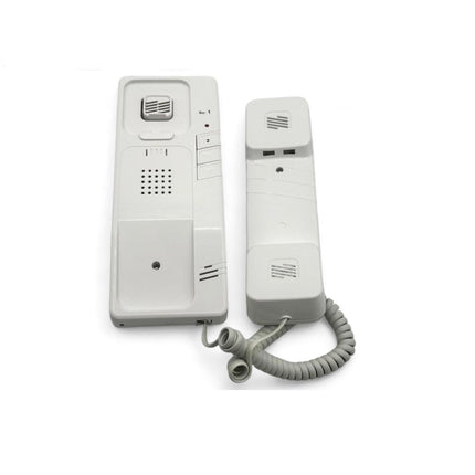 Interfono a parete wireless con cornetta 2 unità interne citofono interno comunicante per negozio ufficio abitazione - enzoled