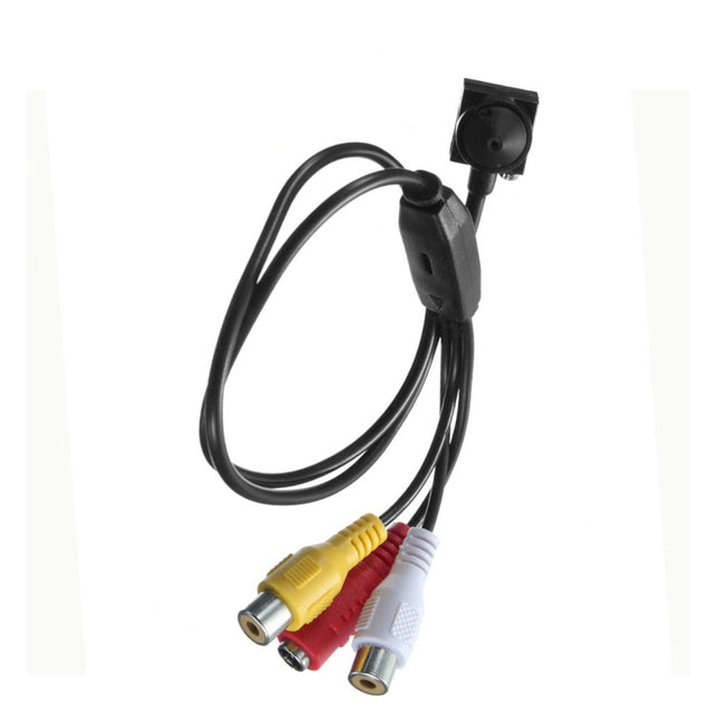 Micro camera analogica obiettivo a punta 420TVL a colori cablata telecamera nascosta con microfono audio e video microcamera - enzoled