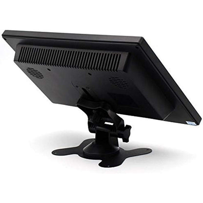 Monitor 10'' pollici LCD HD portatile HDMI VGA USB BNC per videosorveglianza telecamera auto 2 canali video 720p con telecomando casse incorporate - enzoled