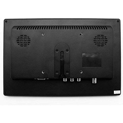 Monitor 10'' pollici LCD HD portatile HDMI VGA USB BNC per videosorveglianza telecamera auto 2 canali video 720p con telecomando casse incorporate - enzoled