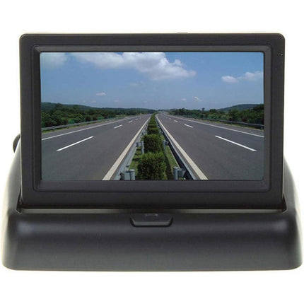 Monitor da auto a colori 4,3 per telecamera retromarcia a scomparsa utile in auto camper furgoni - enzoled