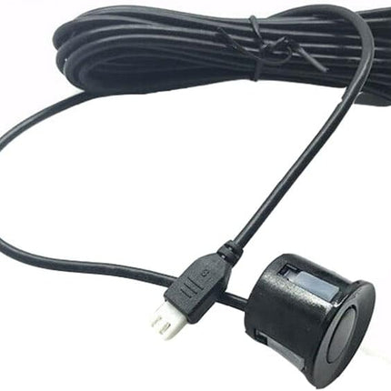 4 sensori di parcheggio per retromarcia con display a led e segnale avvisatore acustico nero - enzoled
