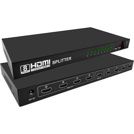 Splitter hdmi 8 uscite full HD 3D alta risoluzione 1080P sdoppiatore per hdtv ps3 dvr pc - enzoled