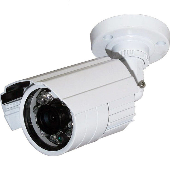 Telecamera ccd a colori 420 tvl linee 24 led infrarossi lente 2,8 mm con staffa videocamera sorveglianza per interno ed esterno - enzoled