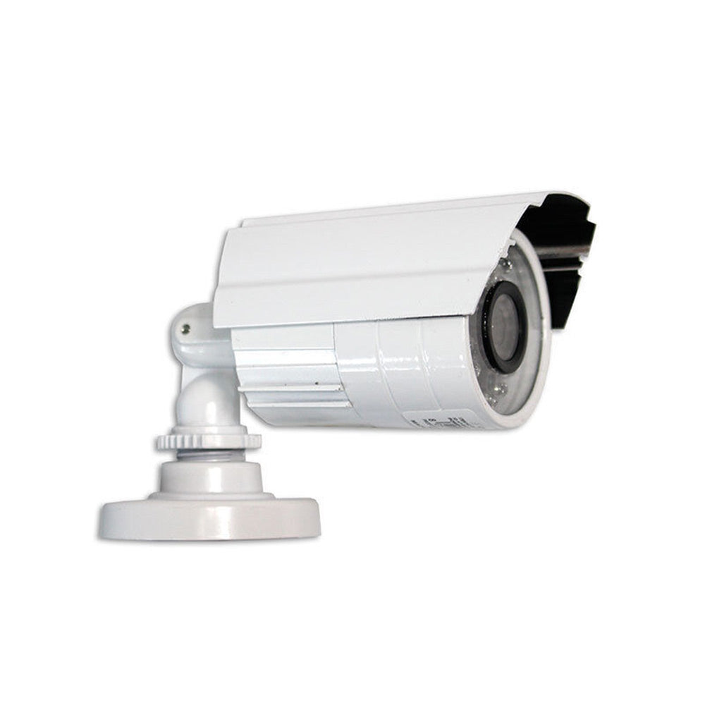 Telecamera ccd a colori 420 tvl linee 24 led infrarossi lente 2,8 mm con staffa videocamera sorveglianza per interno ed esterno - enzoled