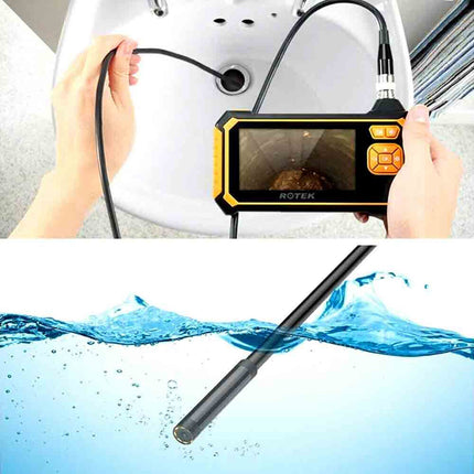 Telecamera endoscopica con sonda monitor 4,3” full hd 1080p 2 mpx 5 metri foto e video impermeabile IP67 - enzoled