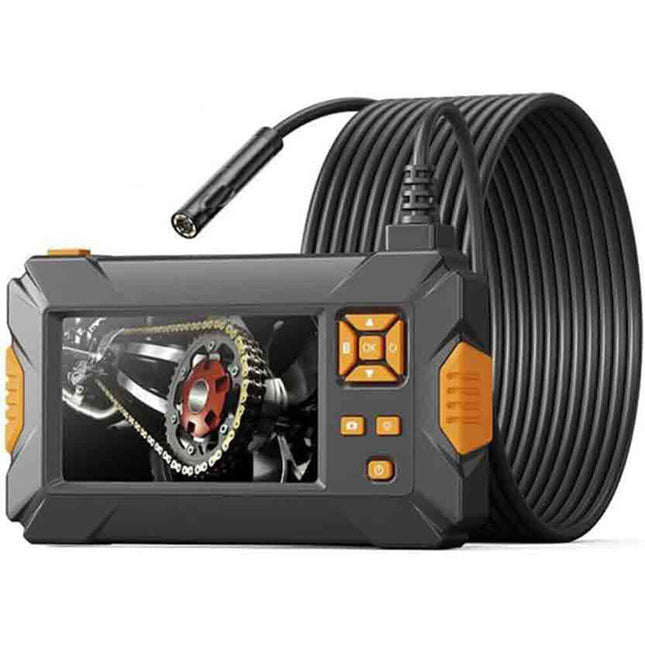 Telecamera endoscopica con sonda monitor 4,3” full hd 1080p 5 metri foto e video impermeabile IP67 - enzoled