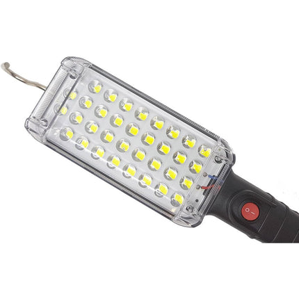 orcia led da officina 34 le con gancio e magnete da lavoro auto con presa shuko per emergenza riparazioni - enzoled