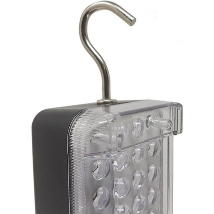 orcia led da officina 34 le con gancio e magnete da lavoro auto con presa shuko per emergenza riparazioni - enzoled