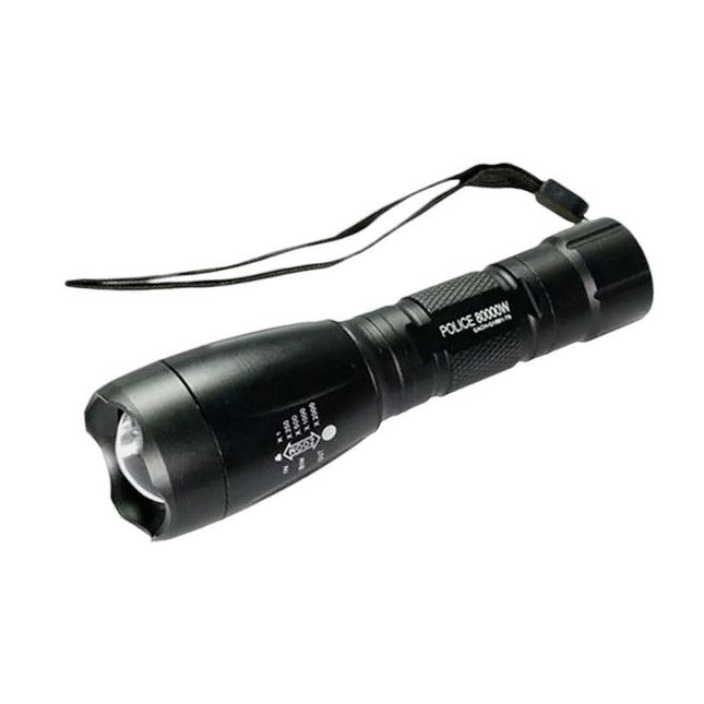 Torcia led ricaricabile tattica ad alta potenza con zoom attacco fucile e controllo remoto pila militare per caccia campeggio ciclismo softair pesca - enzoled