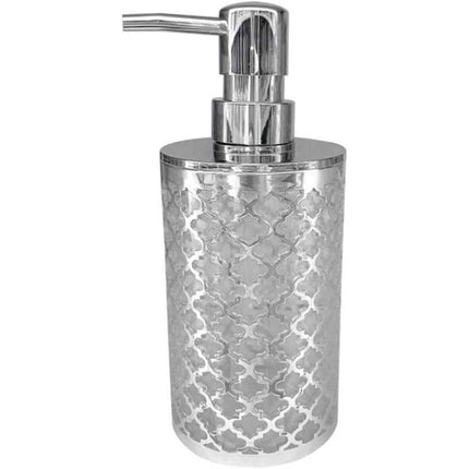 Accessori Bagno argento stile barocco con Dispenser Sapone Bicchiere portaspazzolino piattino portasapone - enzoled