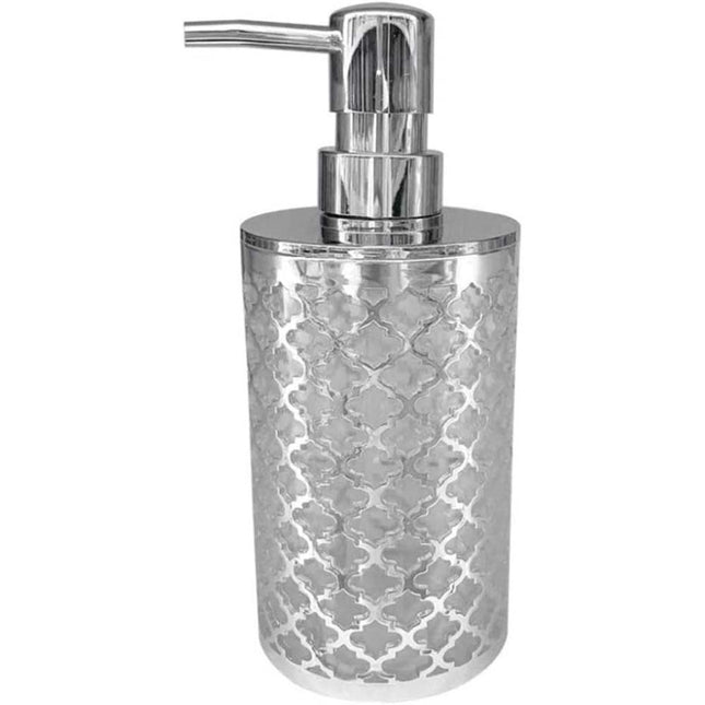 Accessori Bagno argento stile barocco con Dispenser Sapone Bicchiere portaspazzolino piattino portasapone - enzoled