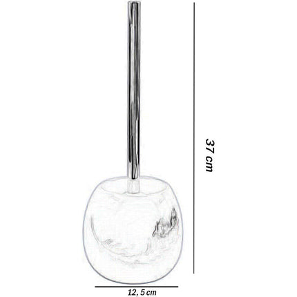 Accessori bagno dispenser sapone piattino porta sapone Bicchiere portaspazzolino scopino con piume argento - enzoled