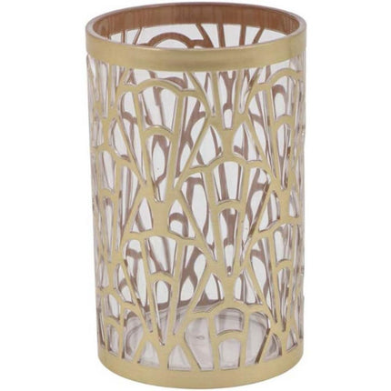 Accessori Bagno oro stile contemporaneo con Dispenser Sapone Bicchiere portaspazzolino piattino portasapone - enzoled