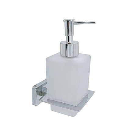 Accessori da bagno in acciaio lucido porta asciugamani gancio dispenser sapone porta rotolo fissaggio a viti - enzoled