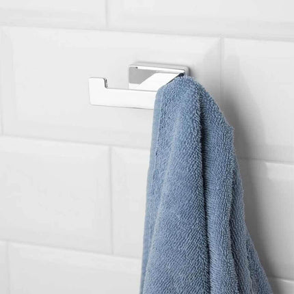 Accessori da bagno in acciaio lucido porta asciugamani gancio dispenser sapone porta rotolo fissaggio a viti - enzoled