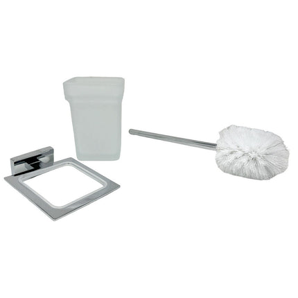 Accessori da bagno in acciaio lucido porta asciugamani gancio dispenser sapone porta rotolo fissaggio a viti - enzoled