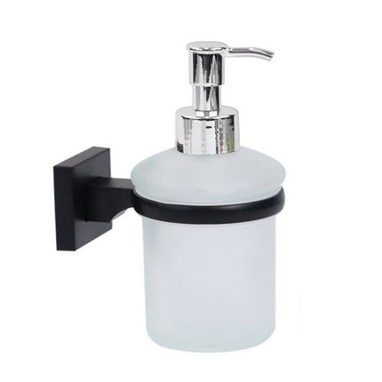 Accessori da bagno acciaio nero porta asciugamani porta sapone porta phone scopino porta spazzolino fissaggio con viti o senza viti biadesivo accessori arredo bagno - enzoled