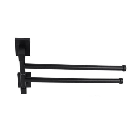 Accessori da bagno acciaio nero porta asciugamani porta sapone porta phone scopino porta spazzolino fissaggio con viti o senza viti biadesivo accessori arredo bagno - enzoled