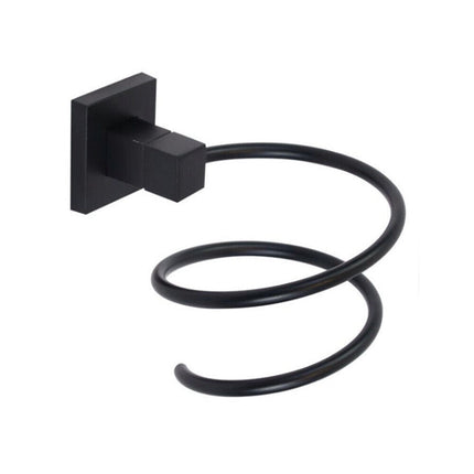 Accessori da bagno acciaio nero porta asciugamani porta sapone porta phone scopino porta spazzolino fissaggio con viti o senza viti biadesivo accessori arredo bagno - enzoled