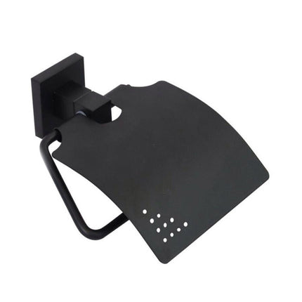 Accessori da bagno acciaio nero porta asciugamani porta sapone porta phone scopino porta spazzolino fissaggio con viti o senza viti biadesivo accessori arredo bagno - enzoled