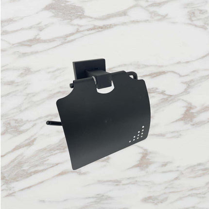 Accessori da bagno acciaio nero porta asciugamani porta sapone porta phone scopino porta spazzolino fissaggio con viti o senza viti biadesivo accessori arredo bagno - enzoled