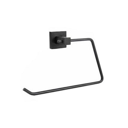 Accessori da bagno acciaio nero porta asciugamani porta sapone porta phone scopino porta spazzolino fissaggio con viti o senza viti biadesivo accessori arredo bagno - enzoled