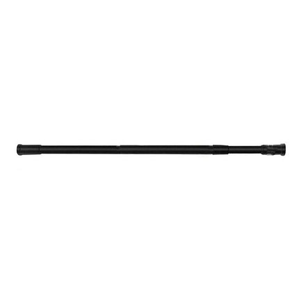 Bastone nero per tenda estensibile telescopica asta appendiabiti per armadio allungabile regolabile da 70 a 120 cm - enzoled