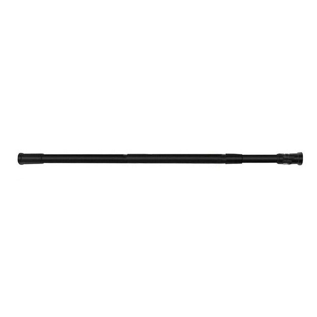 Bastone nero per tenda estensibile telescopica asta appendiabiti per armadio allungabile regolabile da 70 a 120 cm - enzoled