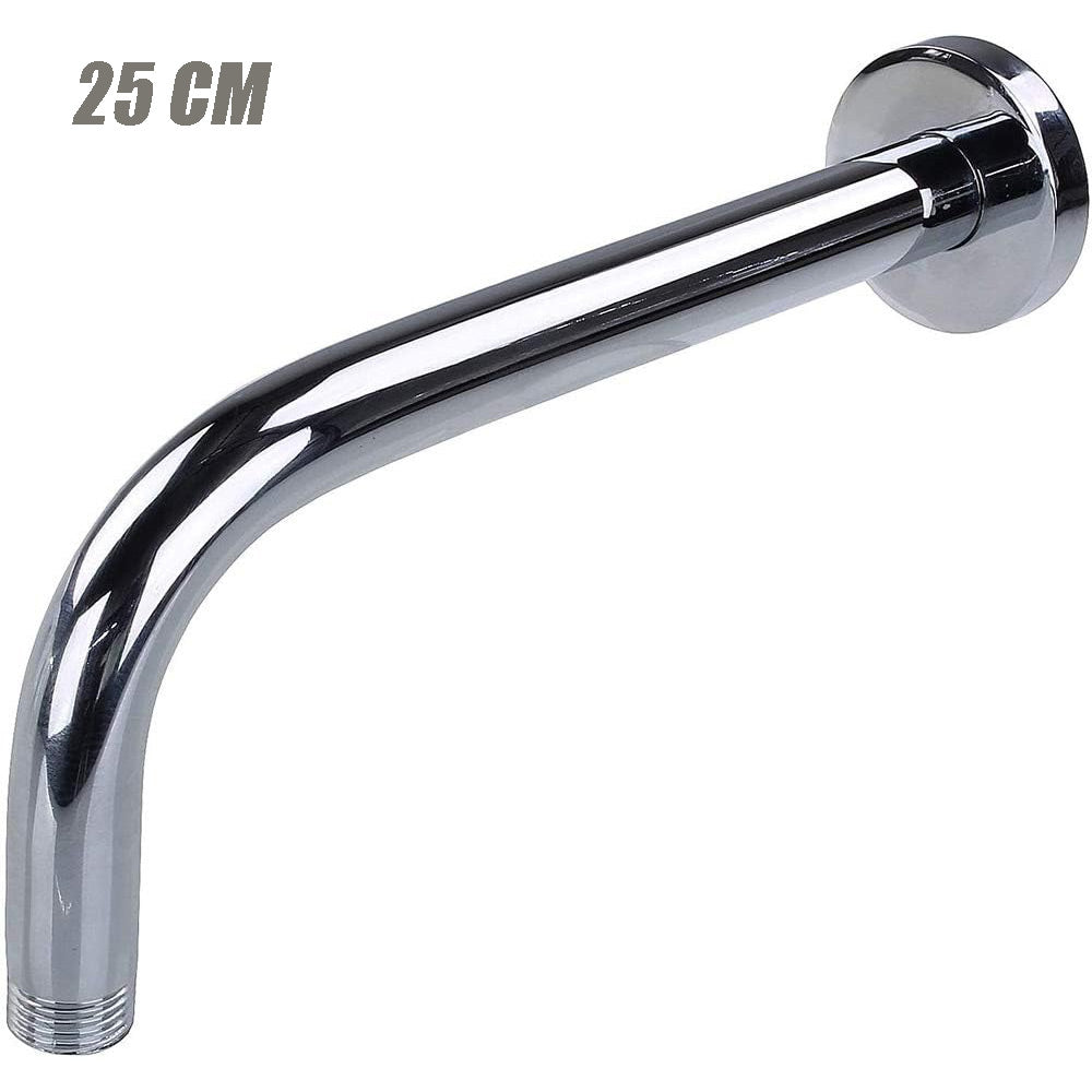 Braccio per soffione doccia a parete supporto universale a muro asta per docce 20 30 35 cm - enzoled
