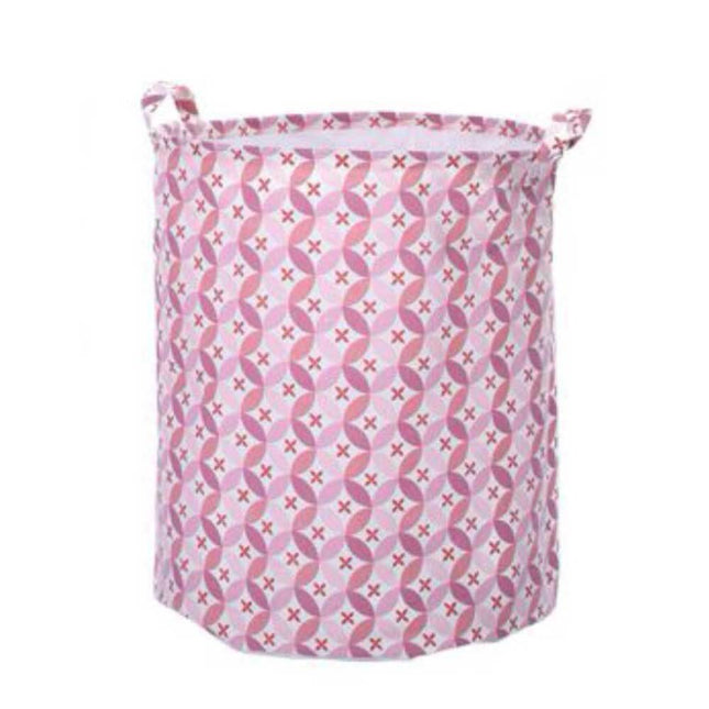 Cesto portabiancheria in tessuto con manici sacca per panni sporchi biancheria da bagno lavanderia pieghevole 40x50 cm - enzoled