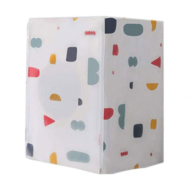 Coprilavatrice con Apertura carico Frontale Chiusura a Zip 82x62x57 cm Telo Protettivo in PVC per lavatrici - enzoled