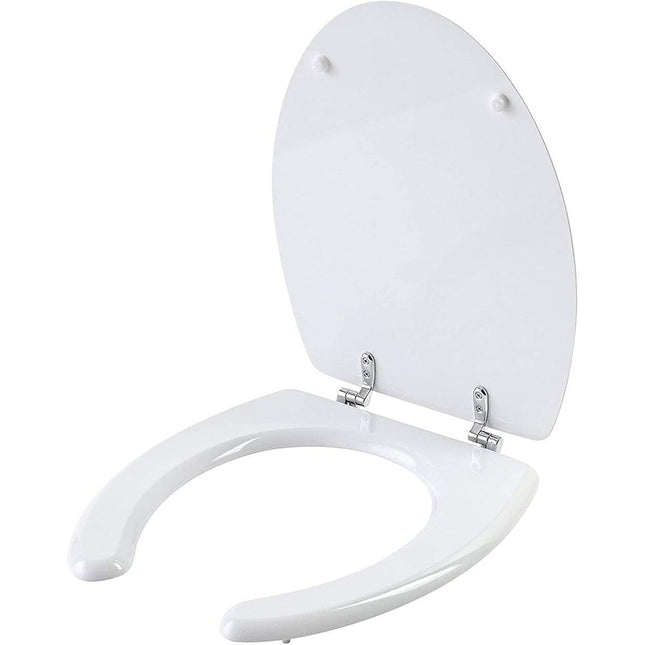 Copriwater universale per disabili tavolatte wc da bagno in legno mdf con cerniere - enzoled