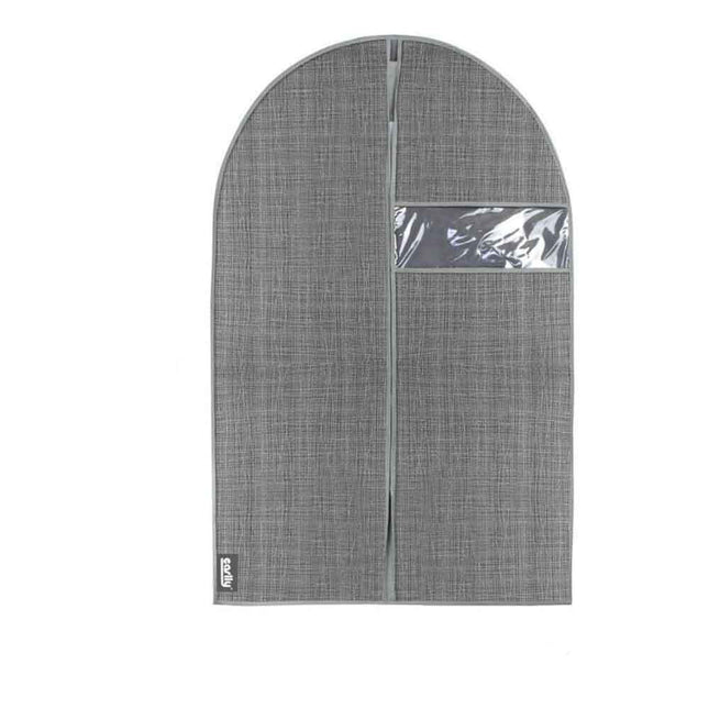 Custodia per abiti e vestiti 90x60 cm protettiva porta abiti da viaggio o per armadio con chiusura a zip con cerniera - enzoled