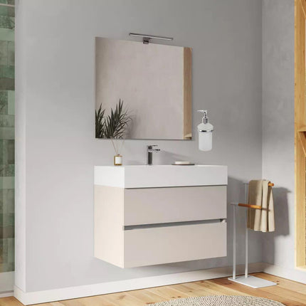 Dispenser per sapone liquido da parete in acciaio e vetro satinato fissaggio con viti o senza viti biadesivo accessori arredo bagno - enzoled