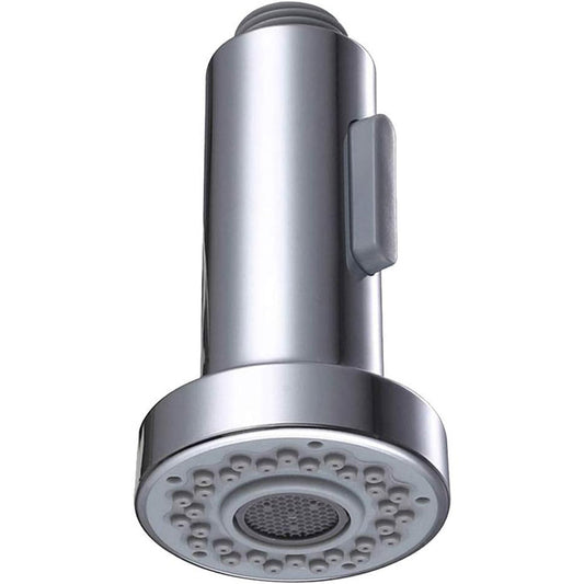 Doccetta soffione di ricambio per miscelatore da cucina 2 modalità di getto attacco 1/2 inch, cromato per rubinetto - enzoled