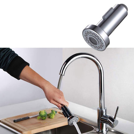 Doccetta soffione di ricambio per miscelatore da cucina 2 modalità di getto attacco 1/2 inch, cromato per rubinetto - enzoled