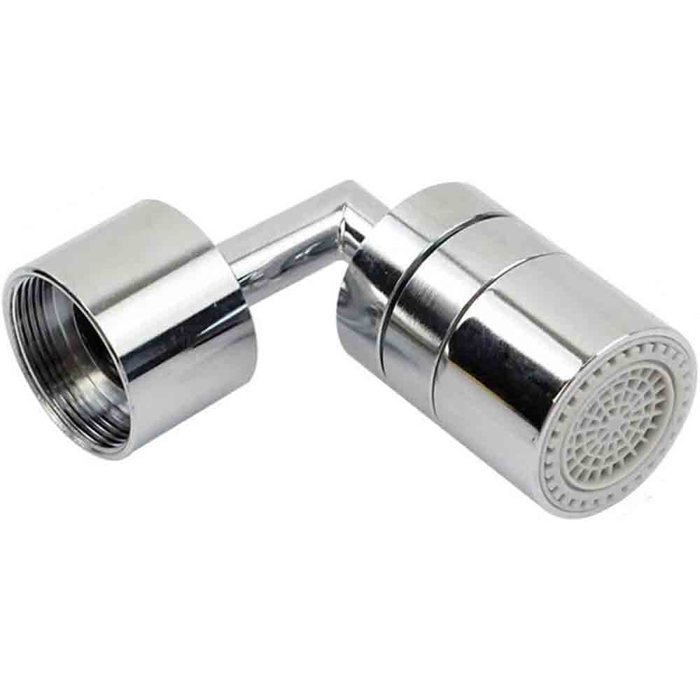 Filtro Universale Anti Schizzo per Rubinetto Bagno in Ottone Cromato Lucido orientabile maschio femmina - enzoled