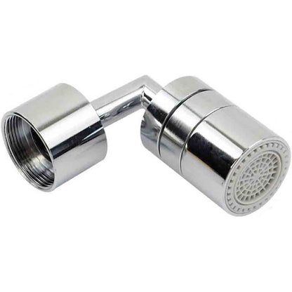 Filtro Universale Anti Schizzo per Rubinetto Bagno in Ottone Cromato Lucido orientabile maschio femmina - enzoled