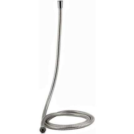 Tubo flessibile cromato per doccia vasca da 2.5 metri laccio con attacco 1/2 pollici per soffione bagno - enzoled