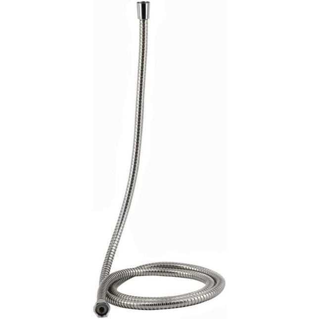 Tubo flessibile cromato per doccia vasca da 2.5 metri laccio con attacco 1/2 pollici per soffione bagno - enzoled