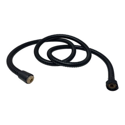 Laccio doccia bianco o nero tubo flessibile per doccetta e vasca da 150 cm attacco ½” pollici per soffione - enzoled