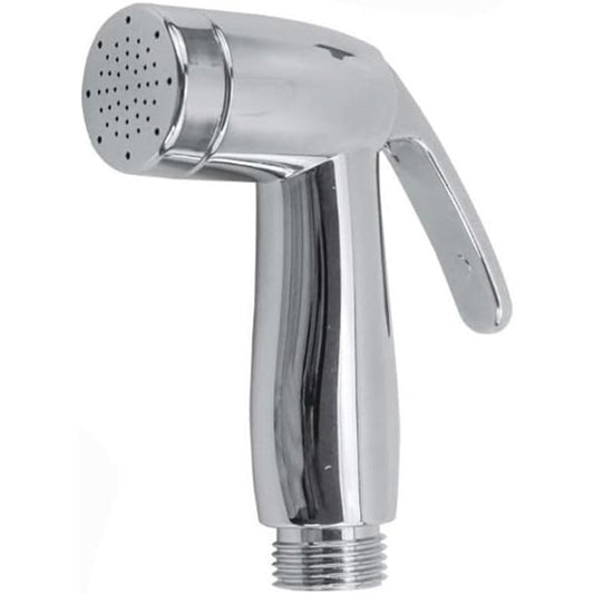 droscopino in ABS Cromato Lucido per la Pulizia di Water bidet doccetta Attacco 1/2 per toilette igiene Intima con Pulsante Shut/off - enzoled