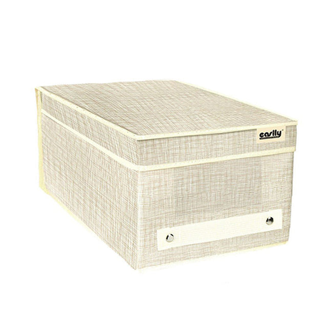 Scatola porta abiti con coperchio porta documenti oggetti contenitore organizer per casa ufficio 18x33x15 cm - enzoled